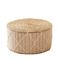 Straw mat thickened futon tatami cushion living room for home low stool round bay window small stool footrest seat