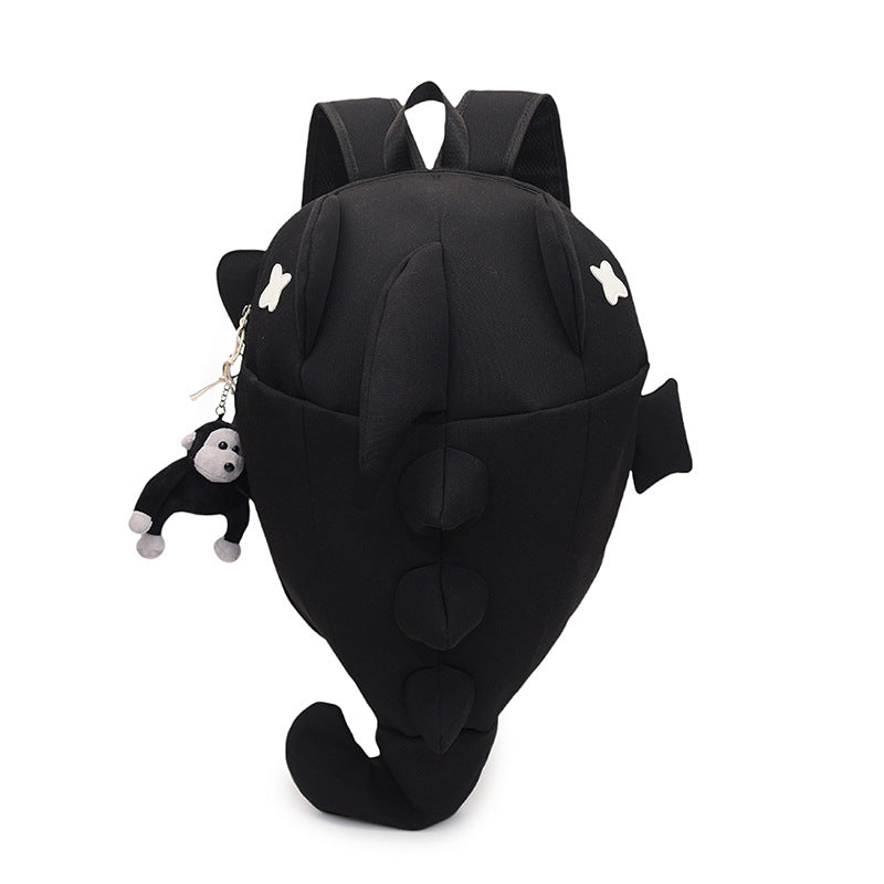 Shark backpack niche design cycling bag men and women whales motorcycle backpack helmet bag travel computer bag