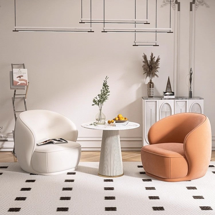 new living room single sofa - minimalist style for home, bedroom, balcony, and reception areas - creative lazy sofa for beauty salons
