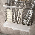 Stainless steel chopstick holder kitchen chopstick cage wall-mounted chopstick organizer home utensil holder knife spoon chopstick tube storage rack