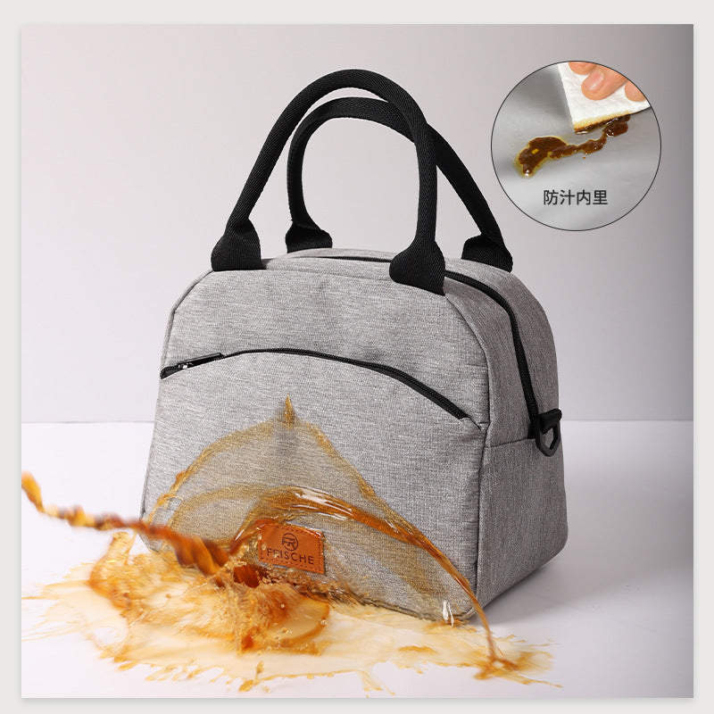 Beilian  portable lunch box bag can be carried across waterproof thermal insulation bag, office workers large-capacity lunch with rice bento bag