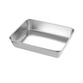 stainless steel towel tray for homemultifunctional covered square tray refrigerator food preservation box barbecue tray manufacturer