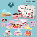 children's simulation tea set, food, dessert, cake, coffee, tea break, afternoon tea, girl's play house gift