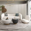 Nordic cream style live broadcast room lambswool sofa simple popular b&b small apartment shaped beauty salon accessible luxury style