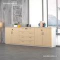 Office file cabinet partition cabinet wooden wall-mounted information cabinet table side tea cabinet with lock storage low cabinet storage cabinet