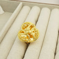 Women's fashion luxury hollow leaf ring adjustable size bridal wedding birthday party, christmas gift