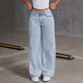independent station youth girl jeans new arrivalloosestraight-leg pants