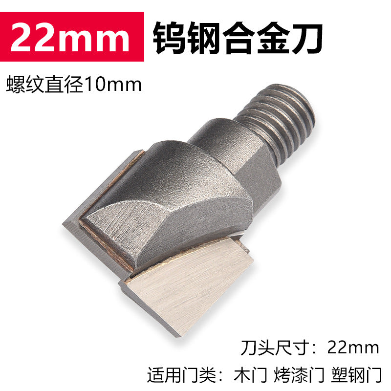 Solid wood door lock slotting machine, hole opener, full set, woodworking installation tools, special artifact for unlocking, upgraded version