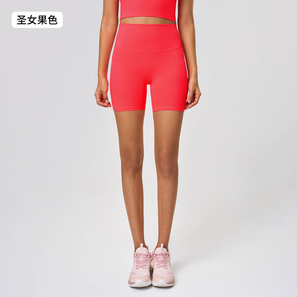New arrival: seamless, barely-there yoga shorts - double-sided brushed, compression fit, workout & fitness capri leggings for women (model: dk067)