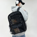 Pvc transparent backpack - summer beach travel backpack - wholesale for cross-border e-commerce - unique design for middle school and college students