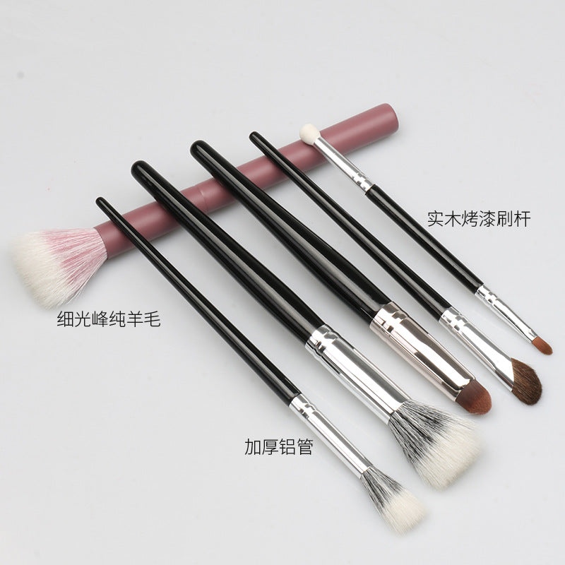 Single large and small multifunctional wool makeup brush detail brush highlight stippling beauty tool animal hair makeup brush