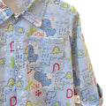 Kids' 100% cotton shirt - new autumn collection: korean style, all-over cartoon print, long-sleeve casual top - versatile and stylish for boys