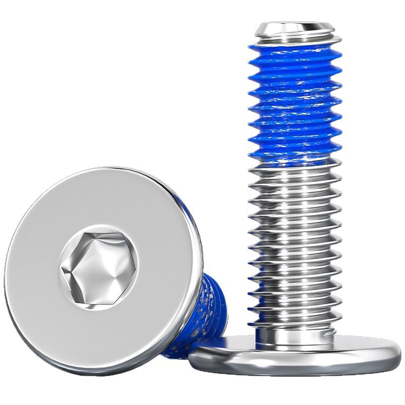 304 stainless steel thin head flat head CM inner hexagon anti-drop screw dispensing anti-loosening glued screw M2-M12