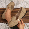 plus size loafers independent station hot spring autumnew arrivalexport women's one-leg tassel flatsflats