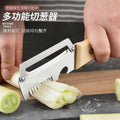 Stainless steel onion chopper, onion slicer, vegetable shredder, multi-purpose grater, kitchen gadget