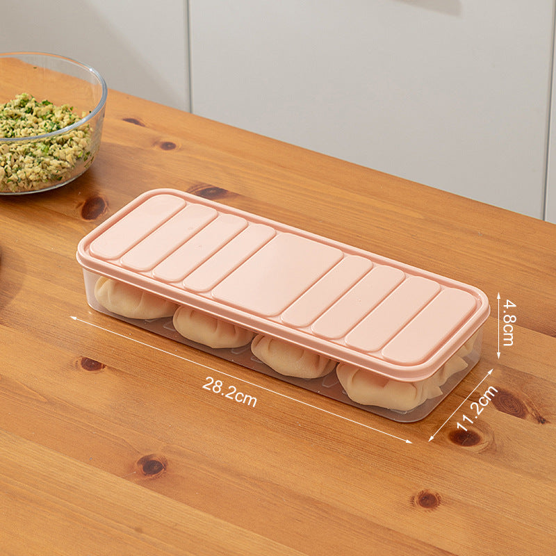 Kitchen, refrigerator storage box, drawer type transparent frozen fresh-keeping box, dumplings, food-grade microwave oven special egg box