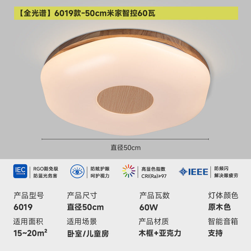 Zhongshan Cream Wind Bedroom Ceiling Light 2025 New Simple Modern LED Romantic Master Bedroom Light Eye Protection Walkway Light