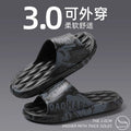 Soft bottom slippers for men summeroutweartrendynew arrival home bath non-slip step on shit feeling cool slippers for men