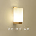 Solid wood bedside wall lamp - modern minimalist nordic style for bedroom, living room, stairway, hallway, hotel corridor