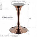 Stainless steel rose gold round brushed 500