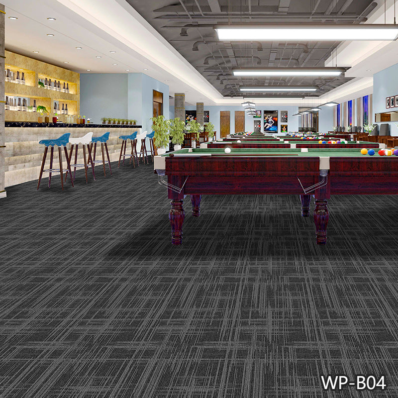 Large area carpet, fully padded, thickened, wear-resistant, easy to clean, commercial grade carpet for billiard halls, hotels, office buildings, and offices