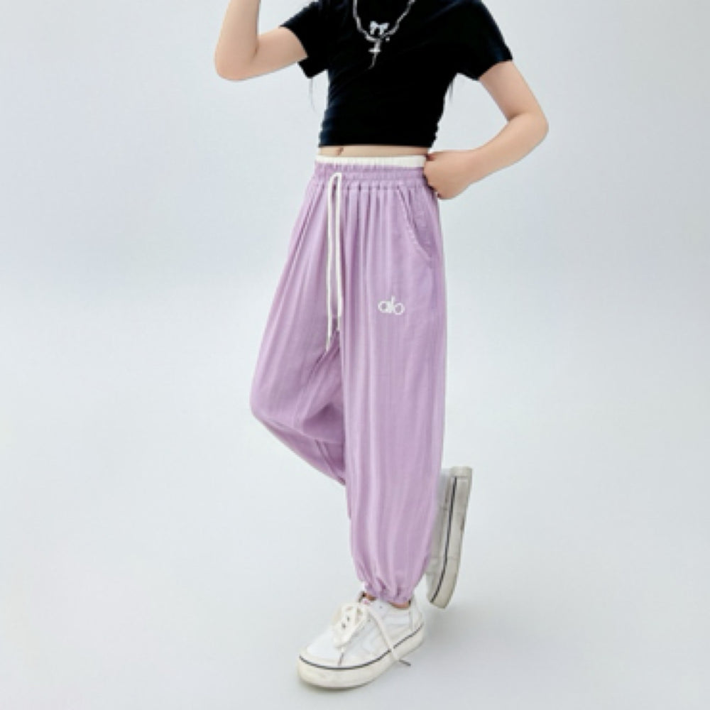 Nine-point pants pants boys and girls thin summer casual pants neutral children's pants kids girlloosekids anti-mosquito pants
