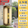 New outdoor solar wall lights - waterproof garden lighting for home, hotel, and courtyard use - perfect for mounting on both sides of gates