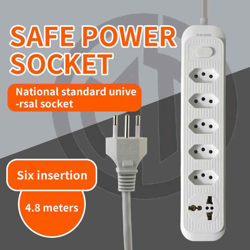 3-position 4-position 5-position socket usb power strip power strip brazilian socket south american socket paraguay socket