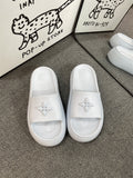 2025 new summer eva flip-flops women's summer outdoor thick sole "stomping on shit" sensation popular sandals for going out