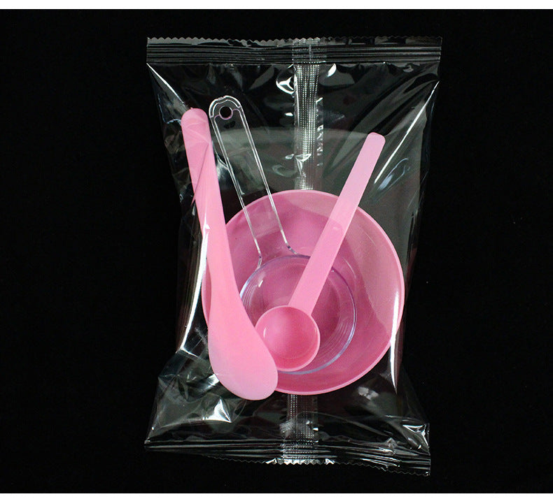 Wholesale beauty supplies: plastic mask mixing bowl, mask brush, and makeup brush set for diy sheet masks