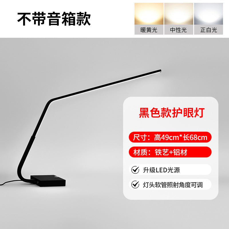 Led desk lamp - study, work, eye protection - ideal for students, dorms, reading, homework, and writing