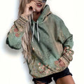 hot-selling women's hoodies, new casual loose long-sleeved hooded sweatshirts, dropshipping available