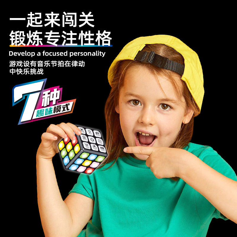 hot-selling electronic 3x3x3 light & music cube - multifunctional interactive game, novelty puzzle toy