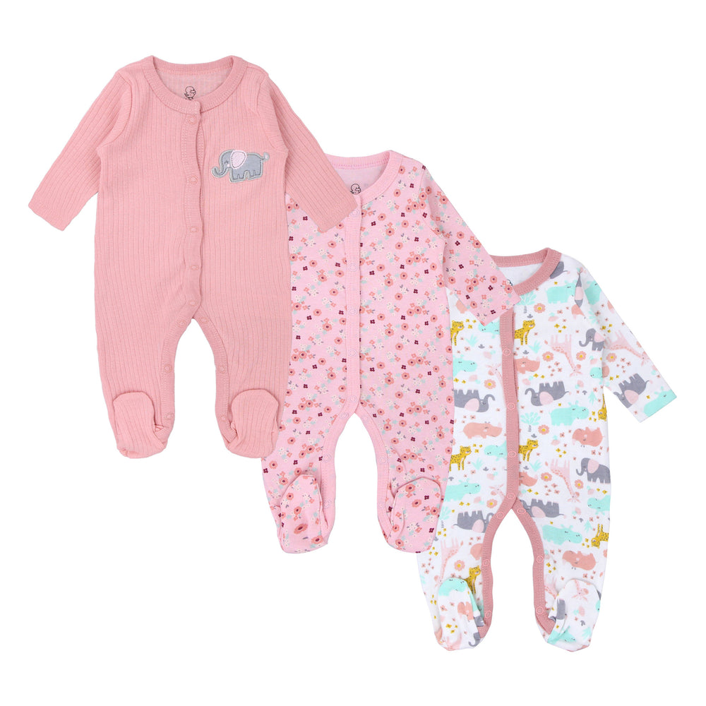 Newborn romper bodysuit - all seasons pure cotton baby long sleeve onesie - infant sleepwear outfit - baby clothes