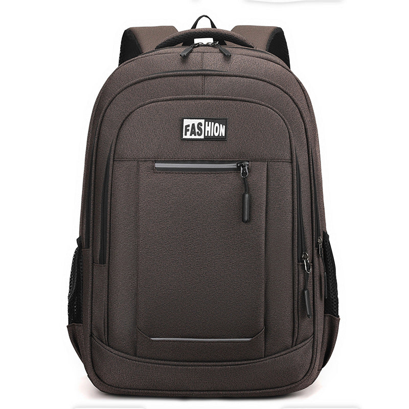 Cross-border new travel backpack large capacity simple student schoolbag versatile fashion high sense business backpack