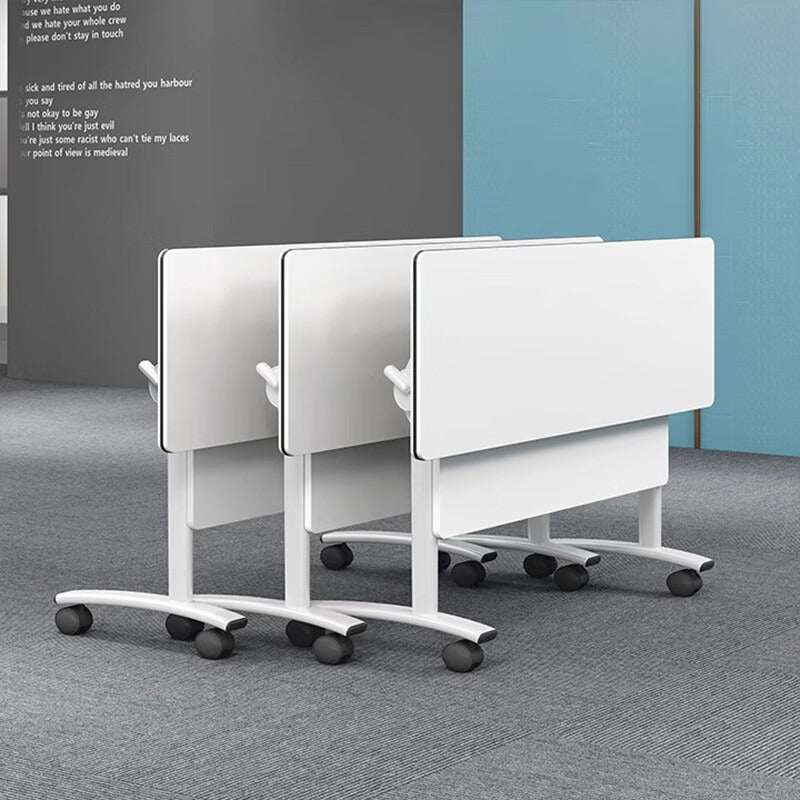 Saint li folding training table and chair mobile office desk bench table patchwork conference table student desk
