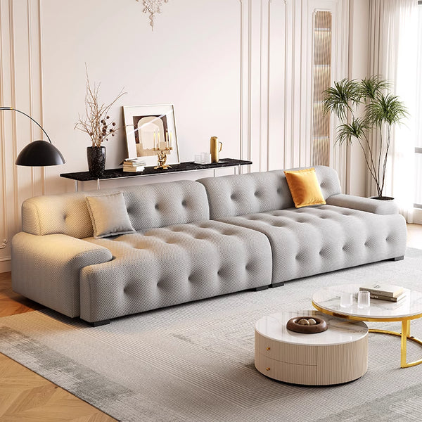 New fabric sofa leave-in living room small apartment Rochburg sofa modern simple clothing brick and mortar store small sofa