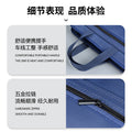 Waterproof business document briefcase canvas portfolio handbag conference printable information bag large capacity