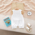Stylish and trendy lightweight summer pajamas for newborn and infant boys and girls. perfect as a cool and comfortable onesie for your little one in air-conditioned environments