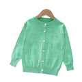 children's cardigan summer thin air conditioning shirt knittingoutwear boys girls outer shawl sunscreen tops