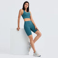 new arrivalpure color side flap pocket pants four-point yoga pants brushed nude running fitness sports shorts dk068