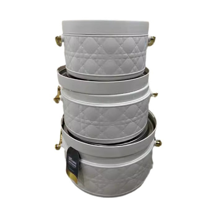 3pcs thermal insulation box anti-skin foreign trade hot sale 1.0l 2.5l.4l/set