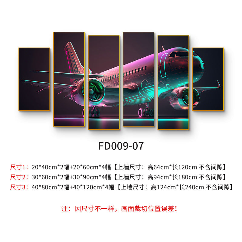 Bar industrial wind motorcycle wall decoration painting tavern KTV box creative mural barbecue shop car painting