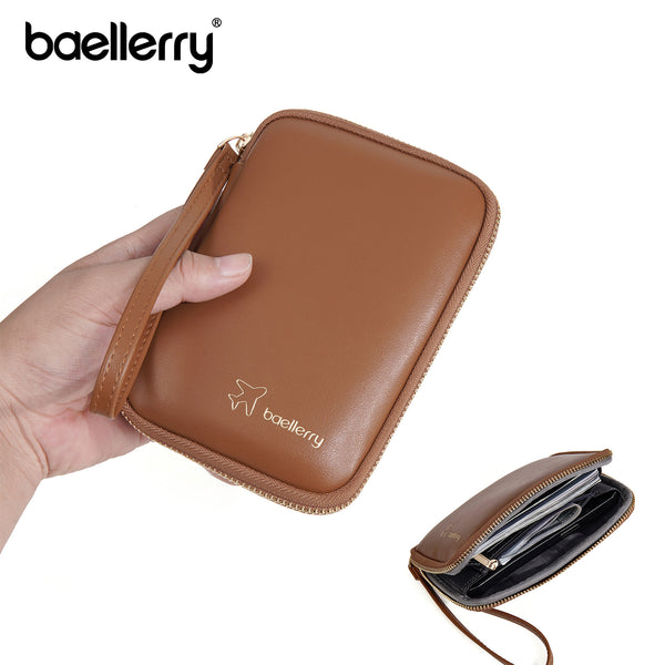 New women's wallet baellerry Korean version short multi-function passport bag zipper high-end change bag female