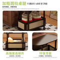 Medieval style bamboo coffee table, side table, corner table, sofa, living room, movablefor home, small trolley, small table, snack storage rack