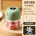 Electric garlic masher mini garlic paste handy gadget kitchen garlic masher garlic masher garlic paste food supplement meat grinder for home garlic peeler