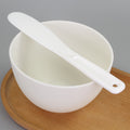 Large soft bowl + large stick: white