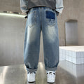 Boys' pants - spring/autumn collection  - new spring styles - big & tall sizes - dad jeans - boys' spring harem jeans - kids' denim pants
