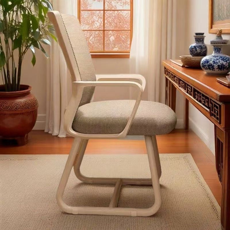 Home study desk and chair set - comfortable for extended use, office chair, college dorm backrest chair, bedroom computer chair