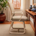 Home study desk and chair set - comfortable for extended use, office chair, college dorm backrest chair, bedroom computer chair